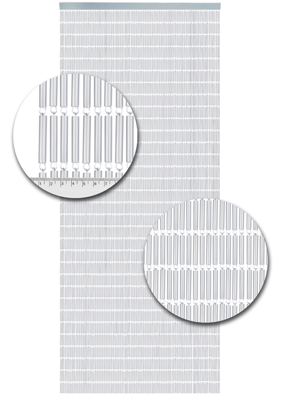 Vliegengordijn Hulzen Transparant - 90cm x 210cm Vliegengordijn Hulzen Transparant - 90cm x 210cm
