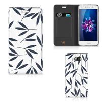 Huawei Y5 2 | Y6 Compact Smart Cover Leaves Blue - thumbnail