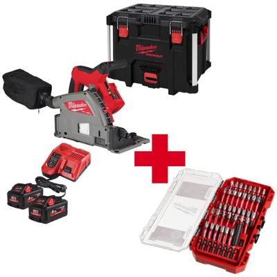 Milwaukee M18 FPS55-552P Accu Invalzaag 18V 5.5Ah in PACKOUT™ Toolbox - 4933478778 Milwaukee M18 FPS55-552P Accu Invalzaag 18V 5.5Ah in PACKOUT™ Toolbox - 4933478778