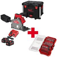 Milwaukee m18 fps55-552p fuel accu invalzaag | 18v | 2 x 5.5 ah accu + snellader | in packout toolbox 4933478778 - thumbnail
