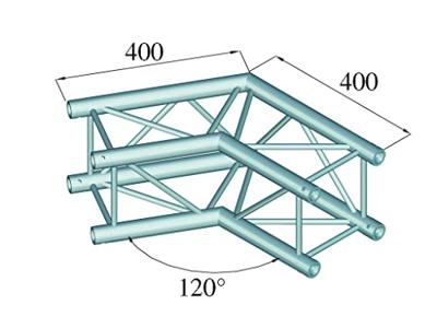 ALUTRUSS DECOLOCK DQ4-PAC22 2-way Corner 120Â°bk