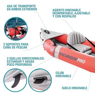 Opblaaskano Intex Excursion Pro 305 x 91 x 46 cm