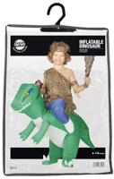 Opblaasbaar Dinosaurus Kostuum Kind - thumbnail
