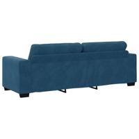 | Bankstel | 2 pcs Blauw 221 x 78 x 80 cm Fluweel - thumbnail