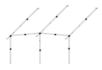Dorema Frame Voortent Staal EasyGrip 28mm diepte 270/300 - thumbnail