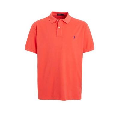 POLO Ralph Lauren Big & Tall +size regular fit polo Plus Size oranjerood