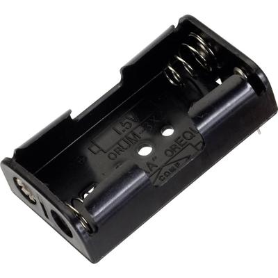 TRU COMPONENTS BH-321-1P Batterijhouder Aantal cellen: 2 AA (penlite) Contactpolen