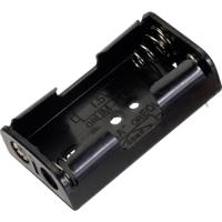 TRU COMPONENTS BH-321-1P Batterijhouder Aantal cellen: 2 AA (penlite) Contactpolen - thumbnail