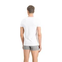 Puma Basic V-Hals T-Shirt 2-Pack Heren Wit - Maat S - Kleur: Wit | Soccerfanshop - thumbnail