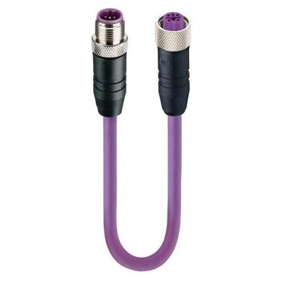 Belden 27086-1 Sensor/actuator dataconnector, geassembleerd M12 Aantal polen (sensoren): 5 Stekker, recht, Bus, recht 10.00 m 1 stuk(s)