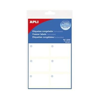 Labels Apli Wit Vriezer 10 Lakens 34 x 53 mm (10 Stuks)