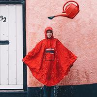 The Peoples Poncho 3.0 - Rood - thumbnail