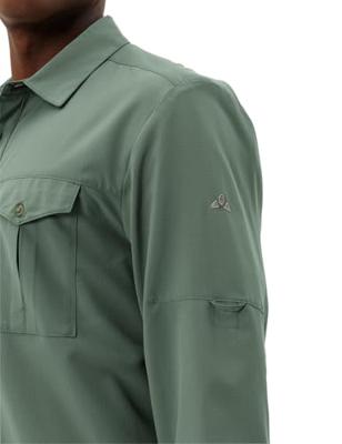 Vaude Rosemoor II LS Shirt Heren Agave M Vaude Rosemoor II LS Shirt Heren Agave M