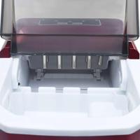 VidaXL Ijsblokjesmachine 1,4 l 15 kg/24 u rood - thumbnail
