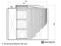 BLUE PRINT ADV182273 Motorcompartimenten - thumbnail