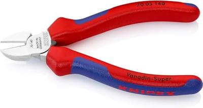Knipex Zijsnijtang verchroomd met meer-componentengrepen 140 mm - 7005140 - thumbnail