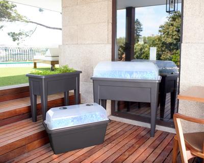 Kweektafel Venezia 80x39x69cm Antraciet Kweektafel Venezia 80x39x69cm Antraciet