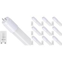 LED TL Buis - T8 G13 - 10 Pack - Velvalux - 150 cm - 20W 2400lm - 840 Natuurlijk Wit 4000K | Vervangt 147W - thumbnail