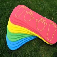 3 STKS outdoor sport Sense opleiding apparatuur Foam handen en voeten samenwerking Board sport spel speelgoed voor kinderen willekeurige kleur leveri - thumbnail