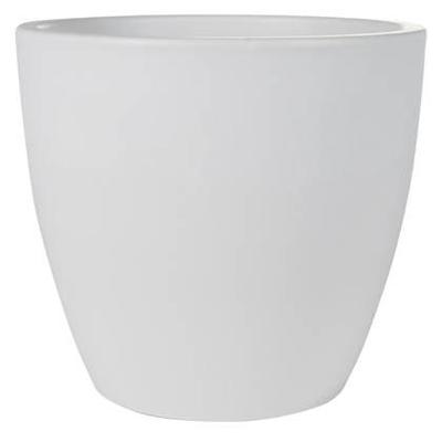 TS Collection bloempot sven keramiek 20x19cm wit