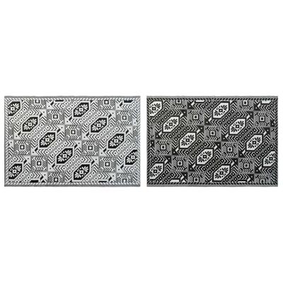 Tapijt DKD Home Decor Wit Zwart Etnisch (2 Stuks) (150 x 210 cm) Tapijt DKD Home Decor Wit Zwart Etnisch (2 Stuks) (150 x 210 cm)