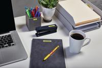 Labeltape Dymo LabelManager D1 polyester 12mm zwart op geel | 5 stuks - thumbnail