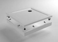 Wiesbaden voorzetpaneel + poten tbv vierkante douchebak acryl 90x90x4 wit - thumbnail