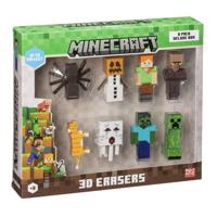 MINECRAFT 3D ERASERS - 8 PACK DELUXE BOX VER.B - thumbnail