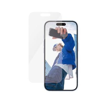 PanzerGlass Classic Fit 2873 Screenprotector (glas) Apple iPhone 16, IPhone 15 1 stuk(s) Anti-vingerafdruk, Krasvast
