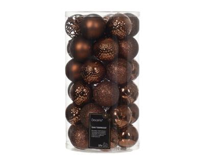 Kerstbal kunststof d6 cm esprss 37st kerst Decoris - Decoris