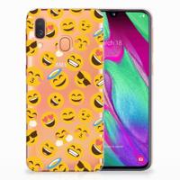 Samsung Galaxy A40 | TPU bumper | Emoji - thumbnail