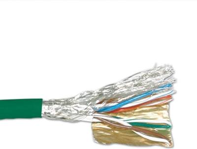 ACT FP657B CAT6 S/FTP PVC Patchkabel Soepel Groen - 305 meter