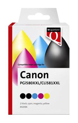 Inktcartridge quantore canon cli581xxl zw+kl Inktcartridge quantore canon cli581xxl zw+kl