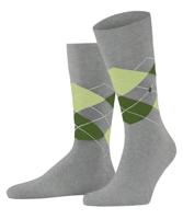 Burlington 2-paar heren sokken - Cadeau verpakking - Gift Box - Katoenen sokken met ruit print - thumbnail