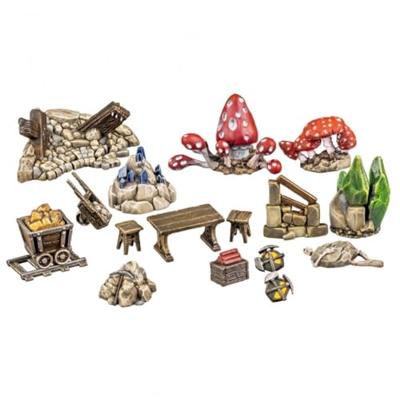 Dungeon & Lasers Dwarven Mine Props