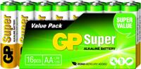 GP GP15A Super G-Tech AA Alkaline 1.5V (16 stuks) - thumbnail