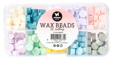 Studio Light • essentials tools wax beads 10 colors pastels