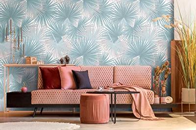 Livingwalls Metropolitan Stories. Travel Stories - Blauw - Bladeren - 391843