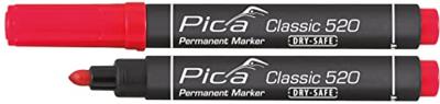 Pica 520/40 Permanent Marker | 1-4mm | Rond | Rood | Blister - PI52040SB Pica 520/40 Permanent Marker | 1-4mm | Rond | Rood | Blister - PI52040SB
