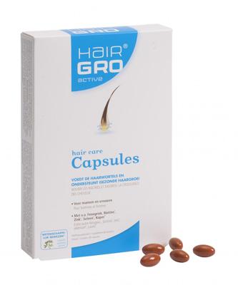 Hairgro Active haargroei bevorderend 60 Capsules Hairgro Active haargroei bevorderend 60 Capsules