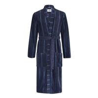 Ten Cate Badjas Heren Navy Blue Stripe-M - thumbnail