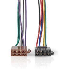 Nedis ISO-Kabel voor Autoradio | ISO-compatibiliteit: Standaard | 0.15 m | Rond | PVC | Doos - CAGBISOSTANDVA