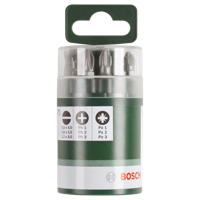 Bosch Accessories 2609255975 Bitset 10-delig Plat, Kruiskop Phillips, Kruiskop Pozidriv - thumbnail