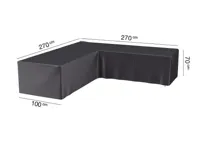 Platinum AeroCover Hoek LoungeBank hoes 270x270x100xH70cm - thumbnail