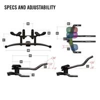 Vision metron tfa aerobar with snakebite stem time trial bar - thumbnail