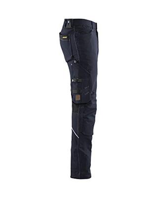 Blåkläder Werkbroek 4-weg stretch X1900 zonder spijkerzakken 19891644 | Donker marineblauw/Zwart | Maat 54 - 7330509686997