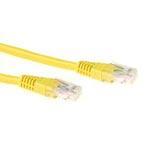 ACT IB9803 LSZH U/UTP CAT6 Patchkabel Geel - 3 meter - thumbnail