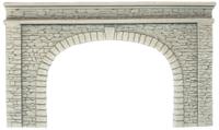 NOCH 58062 H0 Tunnelportaal 2-sporig Hardschuim model - thumbnail