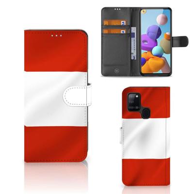 Samsung Galaxy A21s | Bookstyle Case | Oostenrijk
