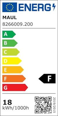 Maul 8266002 LED-loeplamp met klemvoet MAULcrystal Vergrotingsfactor=1.75 x Energielabel 2021 F (A - G)